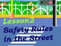 人教版新起点英语四年级上册《Unit 5 Safety Lesson 2》PPT课件2