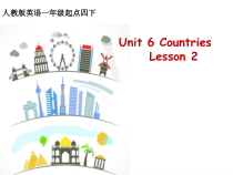 人教版新起点英语四年级下册《Unit 6 countries Lesson 2》集体备课PPT课件2(1)