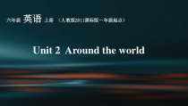 人教版新起点英语六年级上册《Unit 2 Around the World lesson 1》公开课PPT课件1(1)
