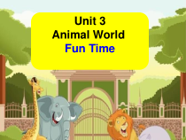 人教版新起点英语六年级上册《Unit 3 Animal World Fun Time》优质课PPT课件3(1)