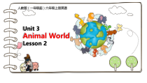 人教版新起点英语六年级上册《Unit 3 Animal World lesson 3》PPT课件3(1)