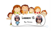 清华版英语一年级下册《Unit 2 In the morning lesson 12》PPT课件