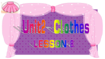 清华版英语二年级上册《Unit 2 Clothes lesson 8》PPT课件