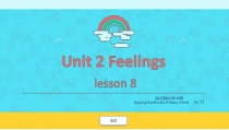 清华版英语二年级下册《Unit 2 Feelings Lesson 8 》PPT课件3