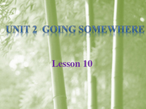 清华版英语四年级下册《Unit 2 Going somewhere Lesson 10》PPT课件2 (共22页)