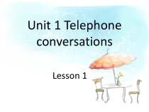 清华版英语六年级下册《unit 1 telephone conversations lesson 1》PPT课件 (2)