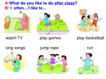 陕旅版英语四年级下册《Unit 4 What do you do on Saturday Part A》优质课PPT课件02