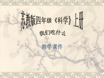四年级上册科学课件-4.1我们吃什么苏教版共13张PPT