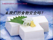 四年级上册科学课件-4.4我们的食物安全吗苏教版共25张PPT