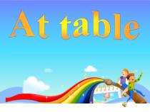 陕旅版英语五年级上册《Unit 4 At table Part A》公开课PPT课件01