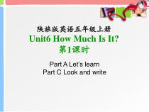 陕旅版英语五年级上册《Unit 6 How much is it Part A》公开课PPT课件04