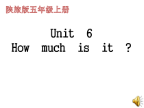 陕旅版英语五年级上册《Unit 6 How much is it Part B》PPT课件02
