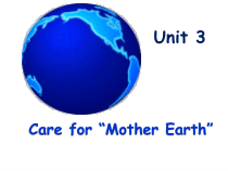 陕旅版英语六年级上册《Unit 3 Care for the earth Part B》公开课PPT课件05