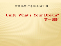 陕旅版英语六年级下册《Unit 8  What  is  your  dream Part A》集体备课PPT课件06