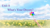 陕旅版英语六年级下册《Unit 8 What’s your dream Part A》集体备课PPT课件01