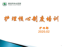 护理核心制度(二)课件