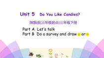 陕旅版英语三年级下册《Unit 5 Do you like candies》PPT课件（第二课时）(共14页)