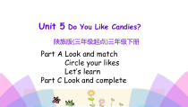 陕旅版英语三年级下册《Unit 5 Do you like candies》PPT课件（第一课时）(共19页)