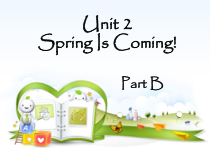 陕旅版英语五年级下册《Unit 2 Spring Is Coming Part B》PPT课件 (共23页)