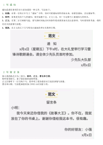 小学语文专题16年级必考应用文归类练习附范文