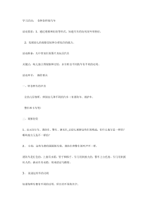 中班科学各种各样的汽车