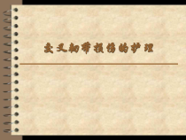 交叉韧带损伤的护理课件