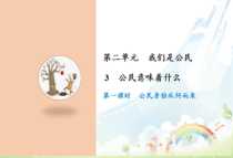 部编版道德与法治六年级上册3《公民意味着什么》PPT课件（共44页）