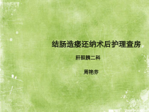 结肠造瘘术后护理查房ppt课件