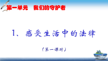 新人教部编版道德与法治六年级上册第1课《感受生活中的法律》PPT课件 (共35页)