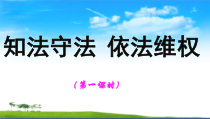新人教部编版道德与法治六年级上册第9课《知法守法 依法维权》（２课时）PPT课件 (共43页)