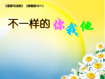 部编版道德与法治三年级下册《2.不一样的你我他》PPT课件3