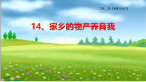 道德与法治二年级上册14《家乡的物产养育我》PPT课件（共25页）-人教版统编
