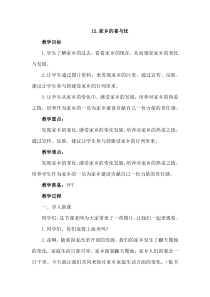 12《家乡的喜与忧》（2课时）教案-统编版四年级下册道德与法治