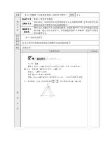 《构建知识体系》教学设计(2-九年级下册数学人教版