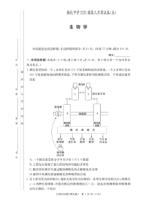 2022-2023学年湖南省长沙雅礼中学高三上学期月考五生物试题及答案