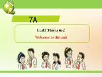Unit1Welcometotheunit课件2022-2023学年牛津译林版英语七年级上册