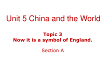 Unit5Topic3SectionA课件2021-2022学年仁爱版英语九年级下册