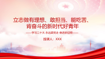 立志做有理想敢担当能吃苦肯奋斗的新时代好青年PPT课件带内容