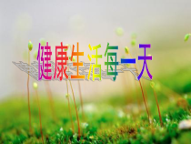 小学主题班会《健康生活每一天》PPT课件(共19页)