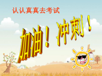 小学主题班会《认认真真去考试》PPT课件(共14页)