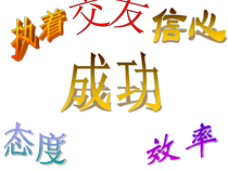 主题班会《心，信念，交友，执着，态度，成功》PPT课件(共14页)-小学六年级下学期