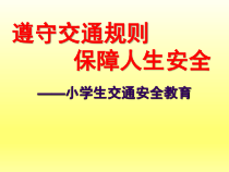 主题班会《遵守交通规则 保障人生安全》PPT课件(共32页)-小学三年级下册