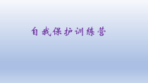 主题班会《自我保护训练营》PPT课件(共15页)-小学五年级下学期