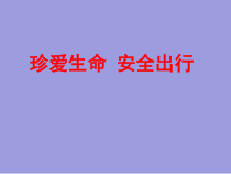 主题班会《珍爱生命 安全出行》PPT课件(共44页)-小学五年级下学期