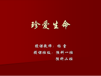 第11课《珍爱生命》PPT课件5-【北师大版】心理健康一年级下册