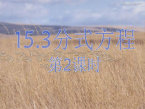 15.3.1.2《分式方程的解法》PPT课件3-八年级上册数学人教版
