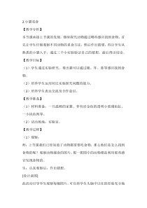【大象版】二年级上册科学-4.2《动物觅食》教学设计2