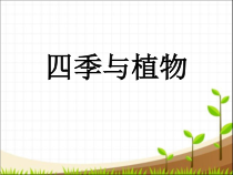 【大象版】二年级下册科学-3.3《四季与植物》PPT课件（共12页）