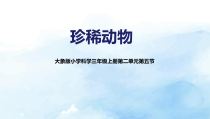 【新大象版】三年级上册科学-2.5《珍稀动物》（课件+教案+习题+视频，6份打包）