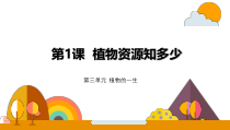 【2020新大象版】三年级下册科学《科学植物资源知多少》ppt课件